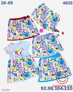 Летнее платье для девочки с рисунком - Bruno фото 6