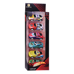 Набор машин "Loy Car" 1:64 (6 шт) металл, в коробке
