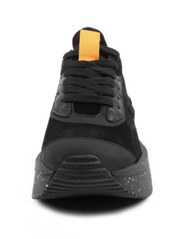 04-S77-41 BLACK Кроссовки женские (натуральная кожа, натуральная замша)