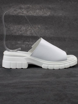 08-PEXL131-1 WHITE Босоножки женские (натуральная кожа)