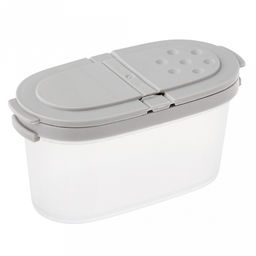 Контейнер для специй пластмассовый 120мл, 5х5х10,5см, смоки (Россия)