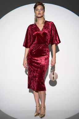 Платье Нимфа (Бордовый) - Эльза фото 3