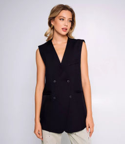 Жилет #БШ2760, чёрный