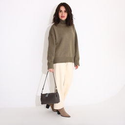 Сумка кросс-боди на молнии, цвет тёмно-серый - Simaland фото 8