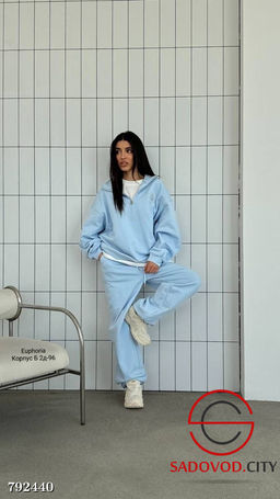 Костюм женский спортивный двойка, флис