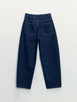 Джинсы barrel с высокой посадкой укороченной длины / Zarina  фото 6