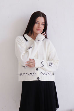 12068 Юбка чёрная вязаная - Martichelli фото 19