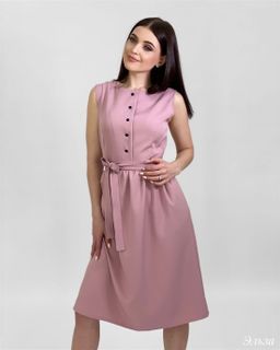 Платье Эльза (винтажная пудра) - Nadi bordo фото 3