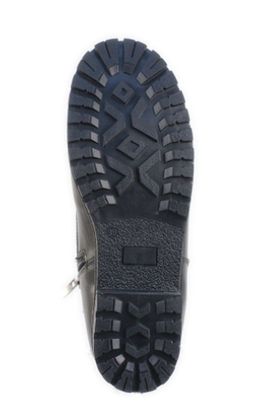 Ботинки женские на литой подошве черные,кожа, молния. - Roshva фото 10