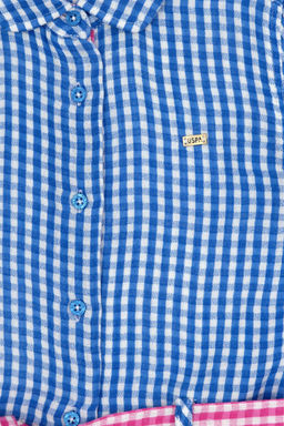 Тканое платье Saks для девочки - U.s. polo assn фото 4