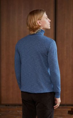 Водолазка F021-15608 jeans melange - Fine joyce фото 3