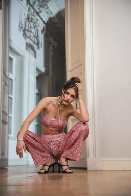 Топ бандо из пайеток