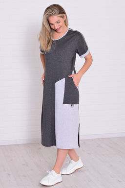 Платье женское 4-111 (антрацит)