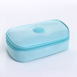 Косметичка-пенал на молнии, на подкладке, Style, бирюзовая