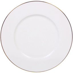 Тарелка фарфоровая "White magic Gold" 31см