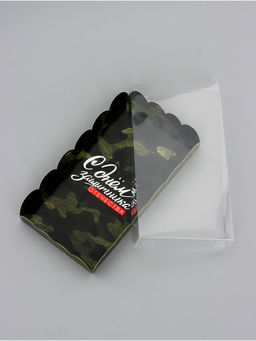 Цена за 5 шт. Коробка для печенья, С Днем защитника Отечества, 10.5?20?3 см