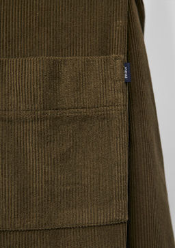 Haki Kadife Gomlek - Mavi фото 5