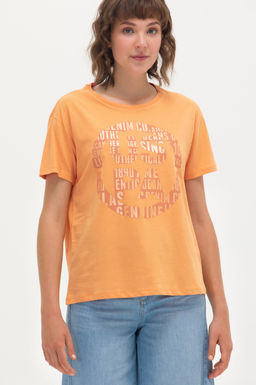 Женская оранжевая футболка - U.s. polo assn фото 10