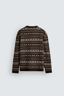 GEOMETRIC JACQUARD JUMPER