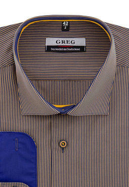 Сорочка мужская длинный рукав GREG 251/139/1033/Z/1p