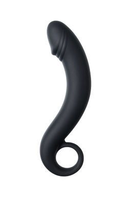 Анальный стимулятор TOYFA POPO Pleasure Dorado, водонепроницаемый, силикон, черный, 18 см, 3,5 см  фото 2