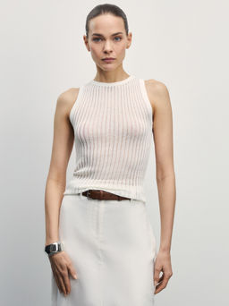 Топ ажурной вязки / Zarina