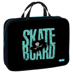 Папка на молнии с ручками А4 F?rst "Skateboard", 350*265*80мм, текстиль (FT-FB-A40413)