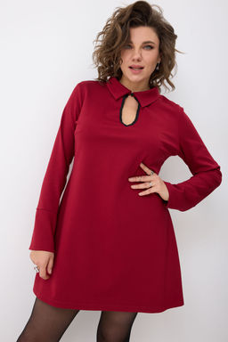 Платье BegiModa 1062 бордо  фото 7