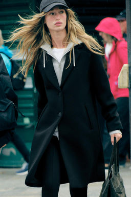 CONTRAST HOODED COAT - Zara фото 2