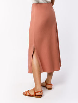 VILATTE / Юбка из плотного лиоцелла скроенная по косой  фото 3