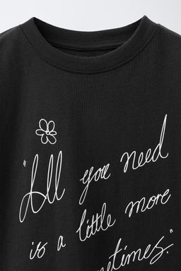 SLOGAN PRINT T-SHIRT - Zara фото 3