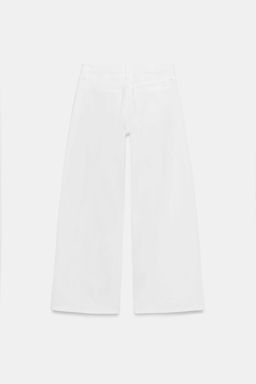 ZW COLLECTION LOW-RISE WIDE-LEG JEANS - Zara фото 5