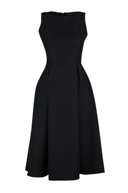 TRENDYOLMILLA Siyah Belden Ac?lan Pileli Midi Dokuma Elbise TWOSS20EL0980  фото 19