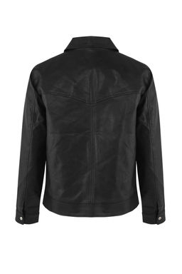 Kahverengi Regular Fit %100 PU Suni Deri Erkek Mont TMNAW26MO00010 - Trendyolmilla фото 14