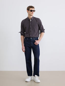 Regular Fit ?izgili Arm?rl? Erkek G?mlek