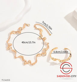 Набор украшений - колье и браслет - Bruno фото 4