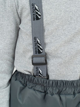 Брюки детский зимний серый 10-031/1 (134-140)