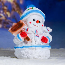 Копилка для денег Снеговик, гипс, 30?22 см