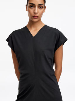 Vestido midi drapeado - H&m фото 5