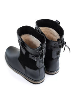 Сапоги мужские Барс, черные, на войлочной подошве