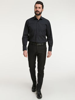 Сорочка мужская длинный рукав GREG 340/119/BLK_V  фото 4