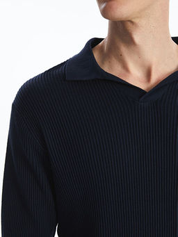 Polo Yaka Erkek Triko Kazak