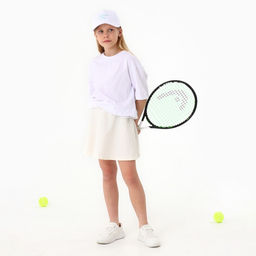 Кепка детская для девочки Summer time, цвет белый, р-р 52-54, 5-7 лет