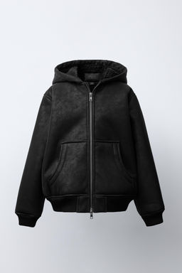 DOUBLE-FACED HOODED JACKET