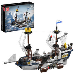 Конструктор "Пиратский корабль"(1281 дет.) в коробке