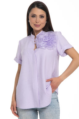 Блуза Нежность (лён,лаванда) - Diolche фото 4