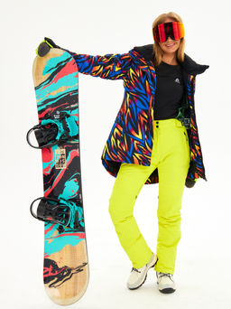 Женская горнолыжная сноубордическая куртка Alpha Endless Ultra Chaleur SNB 423/316_1 Разноцветный  фото 33