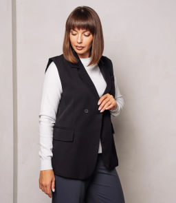 Жилет #КТ20630, чёрный