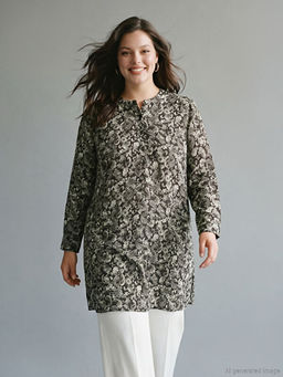 Hakim Yaka Desenli Kad?n Tunik