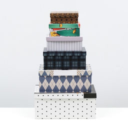 Набор подарочных коробок 6 в 1 Лучшему мужчине, 30.5?20?13 - 13.5?8?5 см